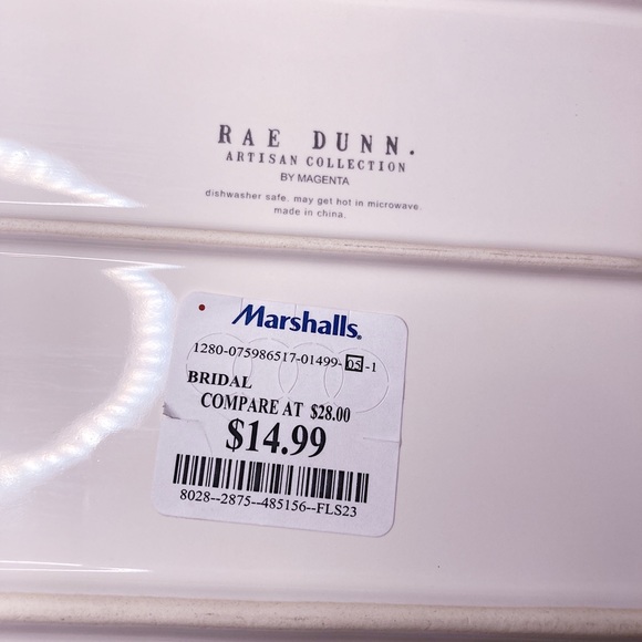 Rae Dunn “ Just Married “ Bridal Platter NWT - Picture 5 of 6